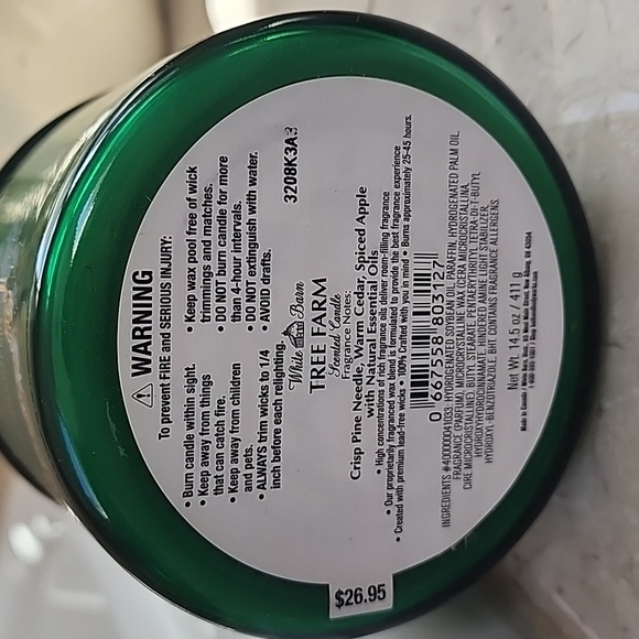 Bath & Body Works candle Tree Farm - Picture 2 of 3